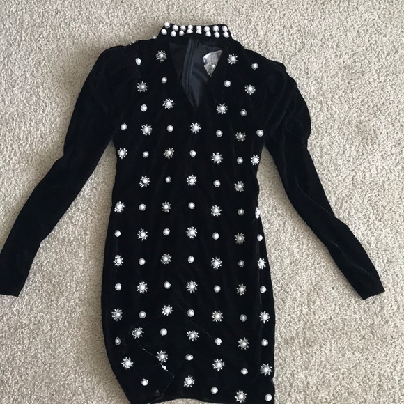 black velvet dress river island